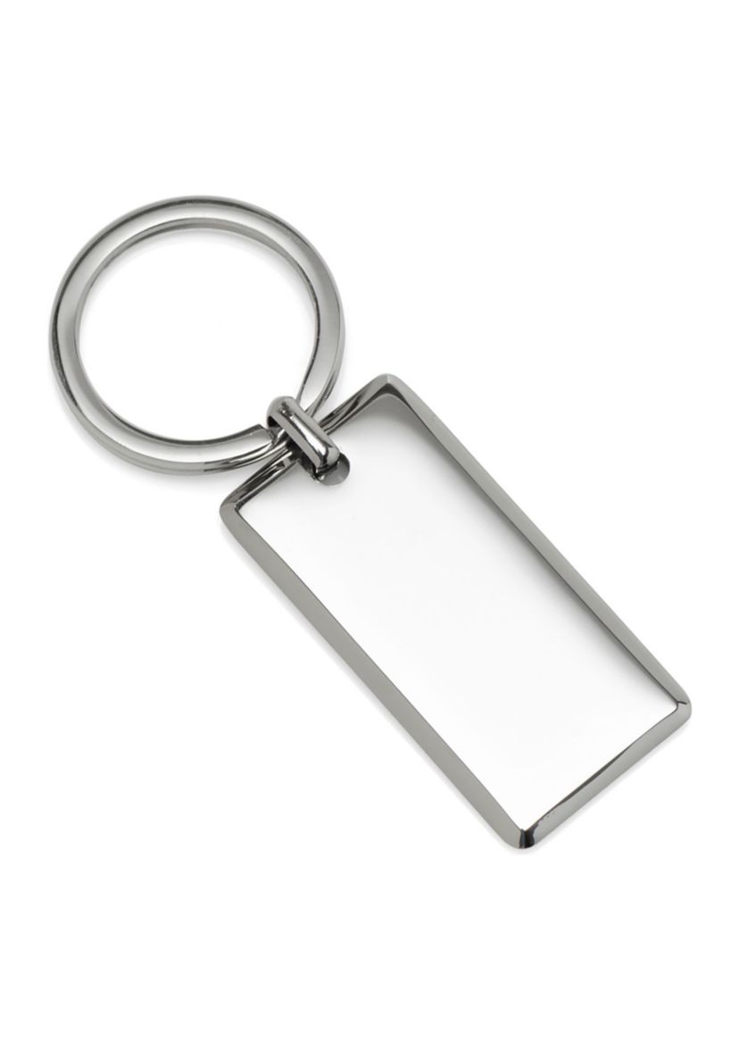 Rectangle Engravable Stainless Steel Key Chain