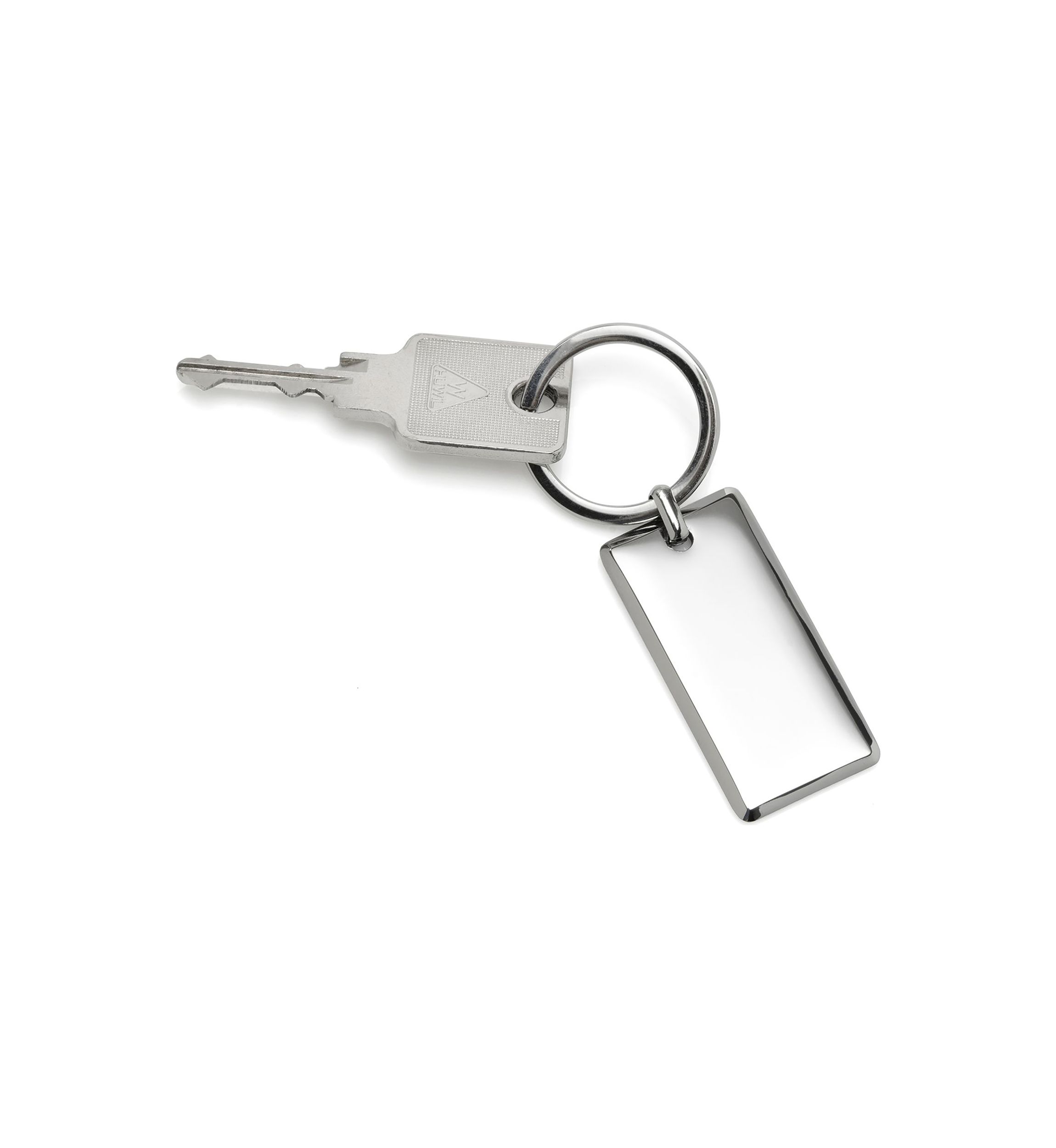 Rectangle Engravable Stainless Steel Key Chain