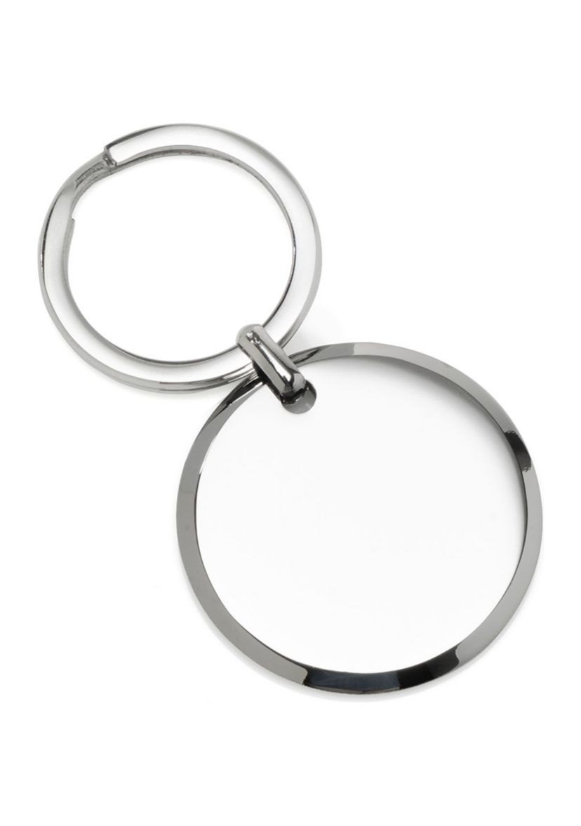 Round Engravable Stainless Steel Key Chain