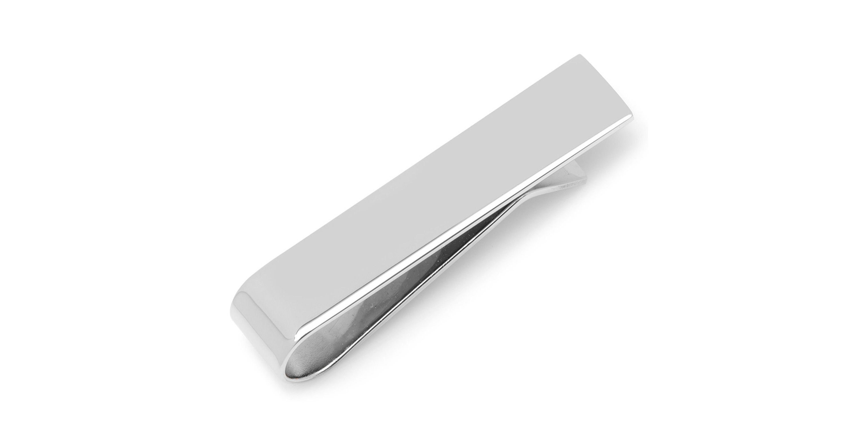 Short Stainless Steel Engravable Tie Bar