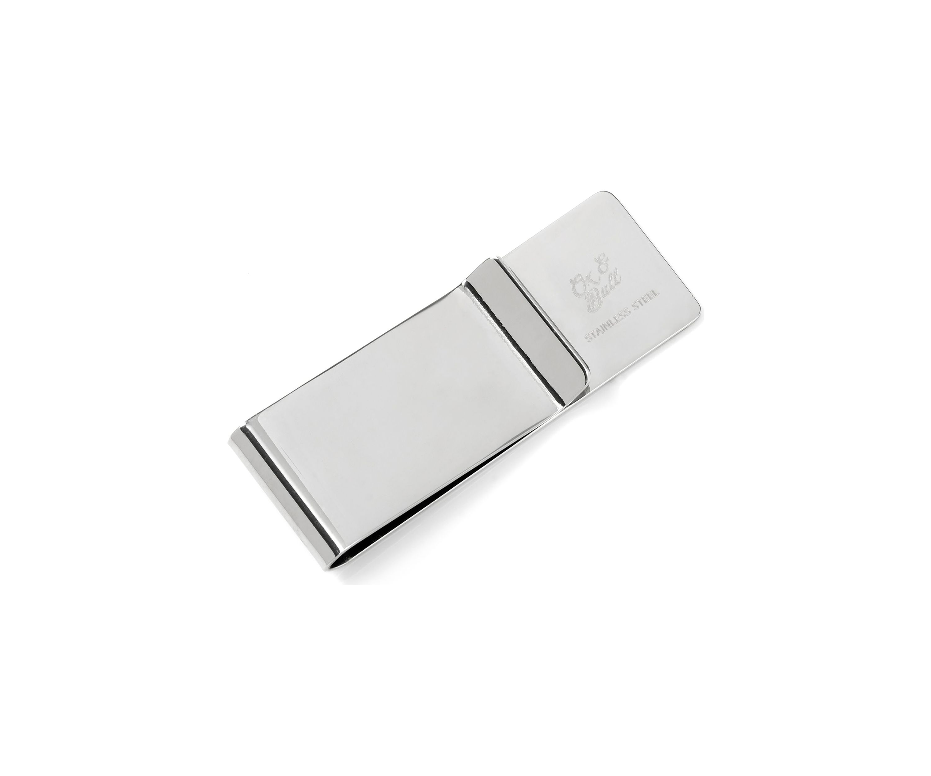 Stainless Steel Engravable Money Clip