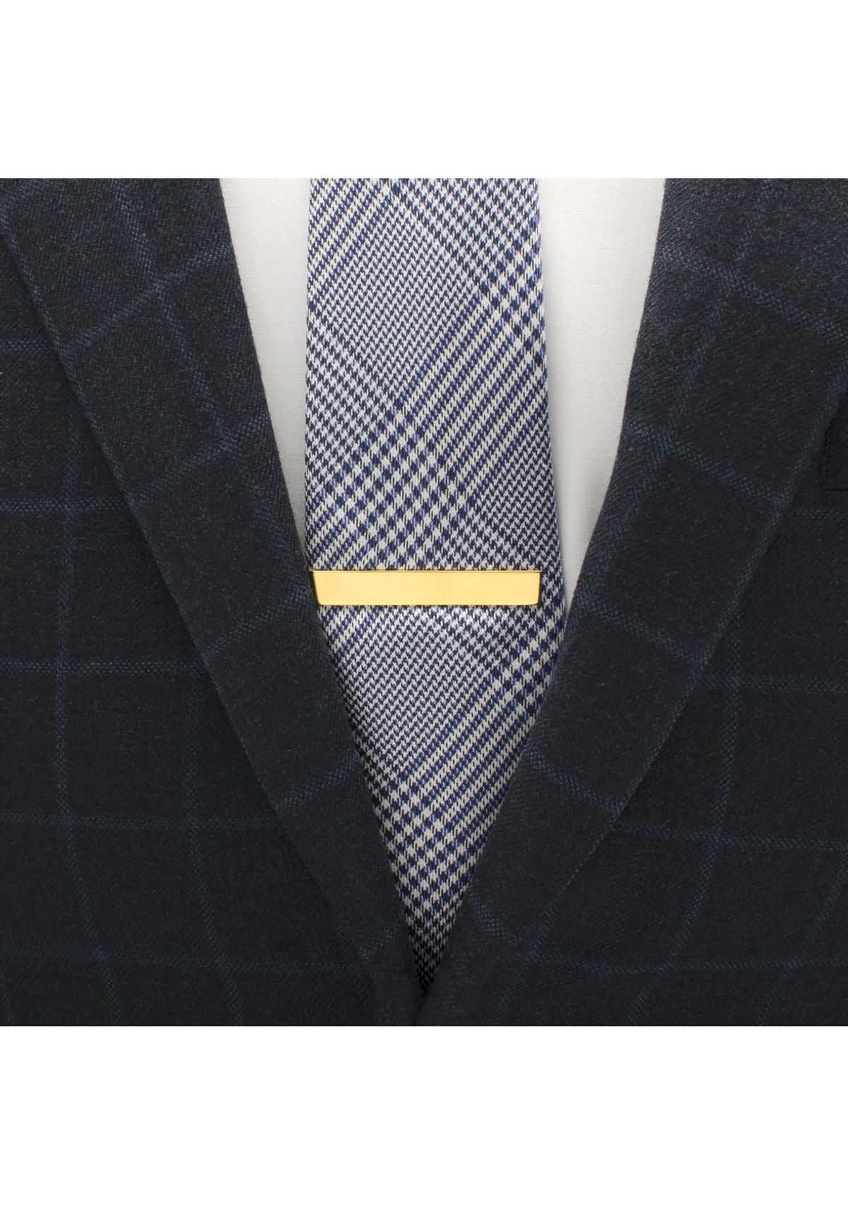 Gold Plated Stainless Steel Engravable Tie Bar