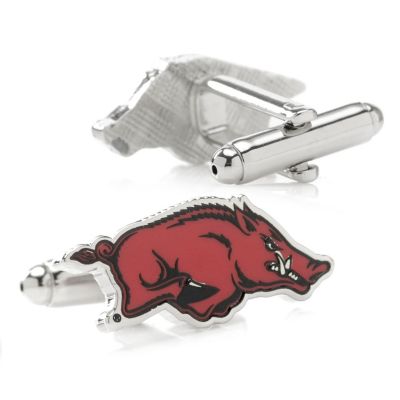 NCAA Arkansas Razorbacks Cufflinks and Tie Bar Gift Set