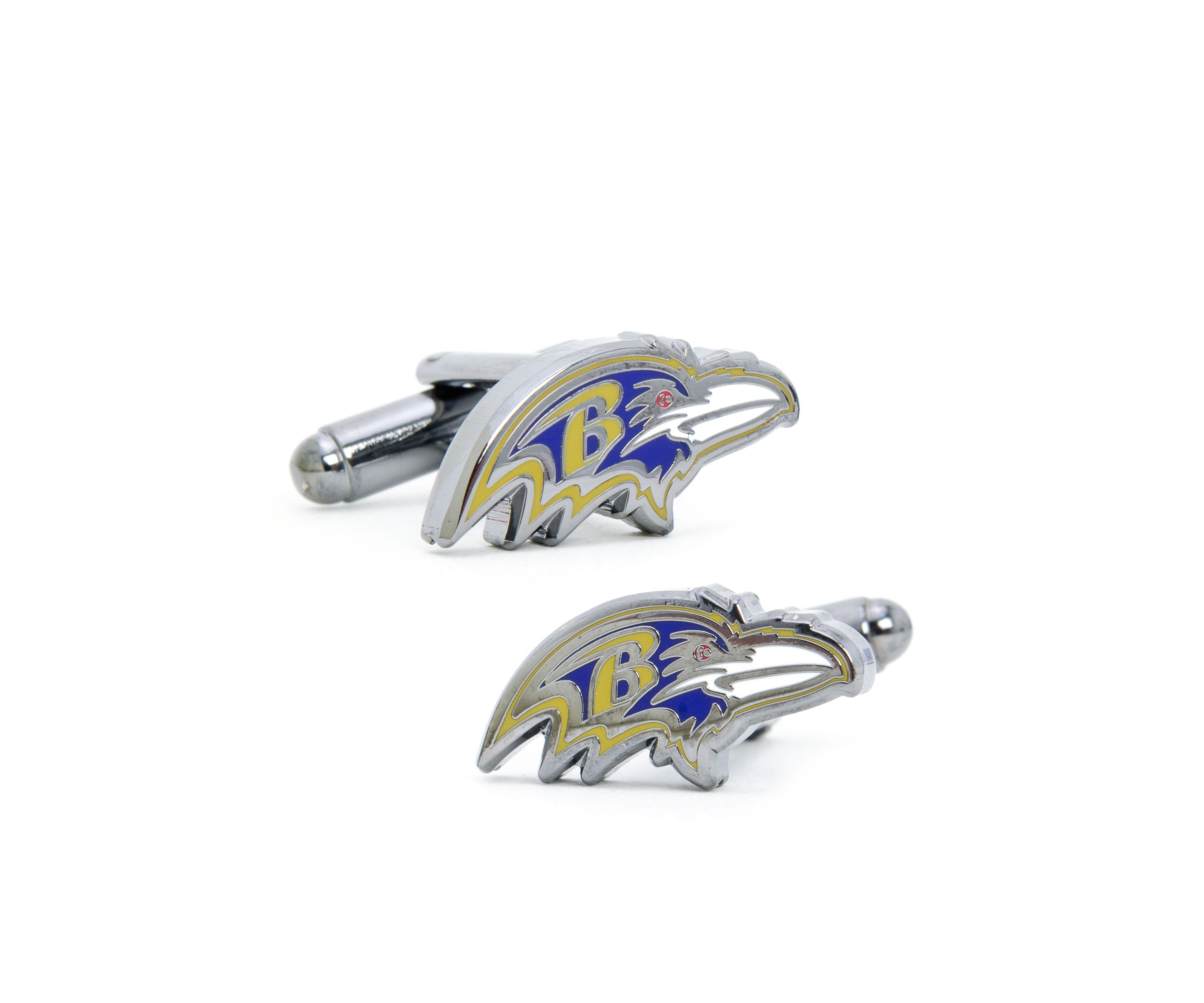 Baltimore Ravens Head Cufflinks
