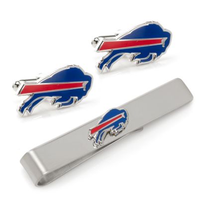 NFL Buffalo Bills Cufflinks and Tie Bar Gift Set