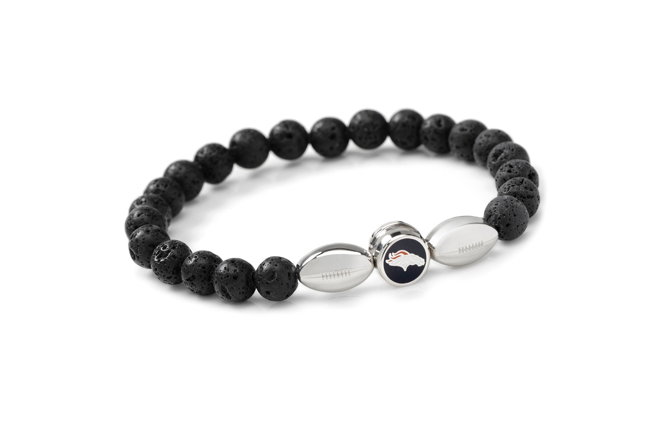 NFL Denver Broncos Beaded Bracelet