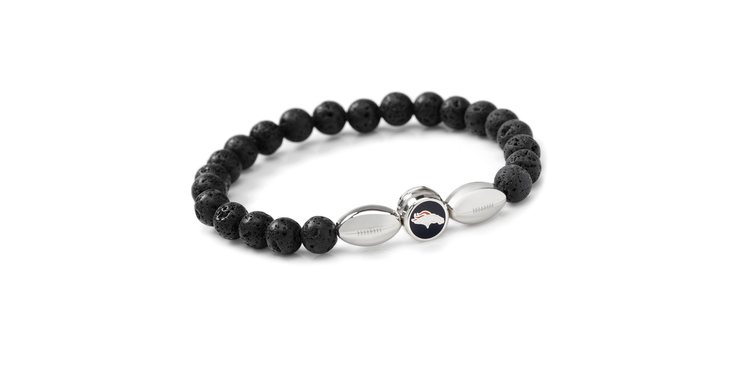 NFL Denver Broncos Beaded Bracelet
