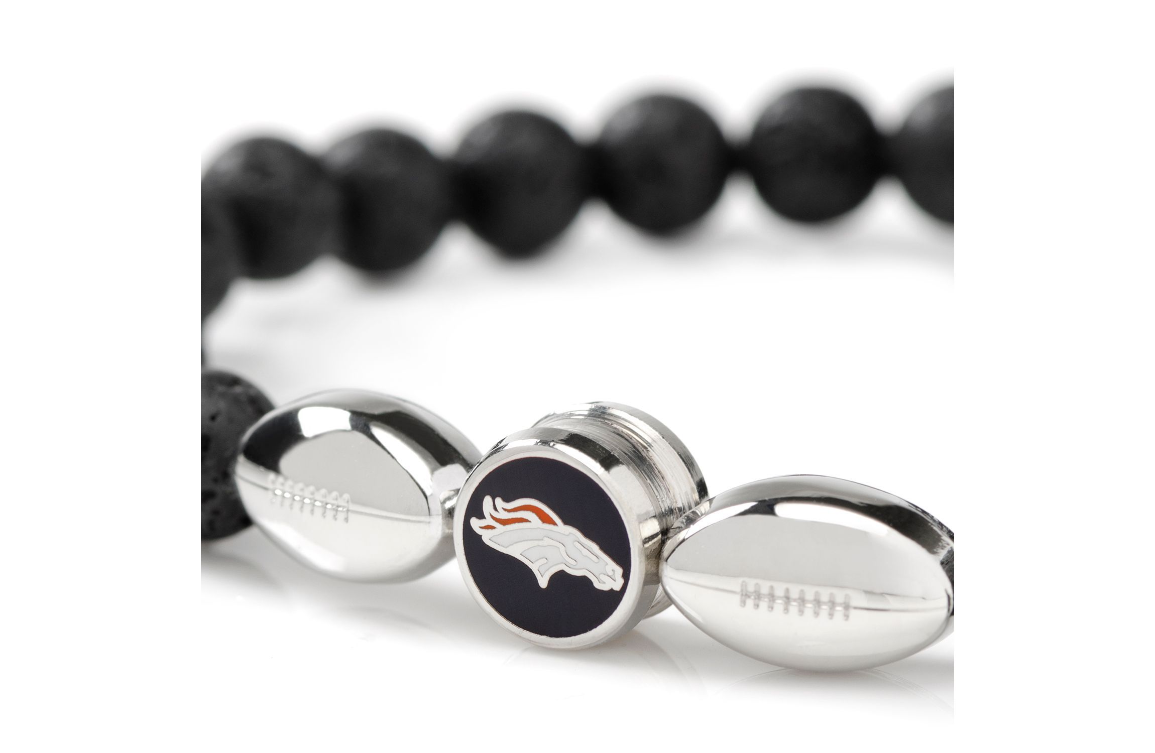 NFL Denver Broncos Beaded Bracelet