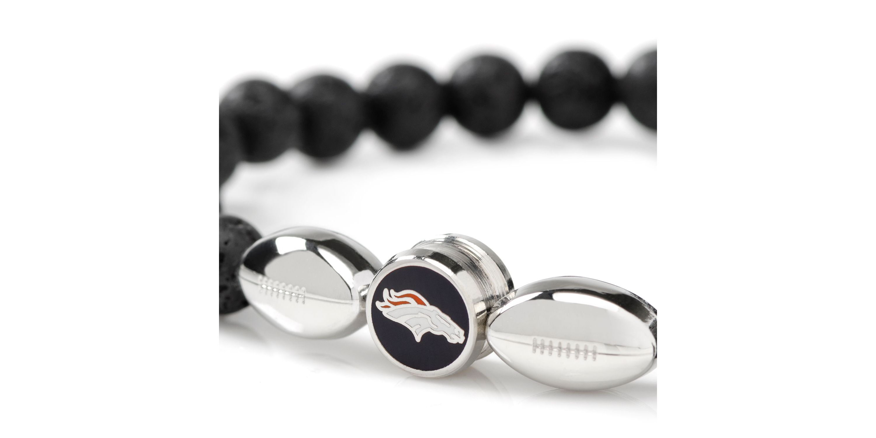 NFL Denver Broncos Beaded Bracelet