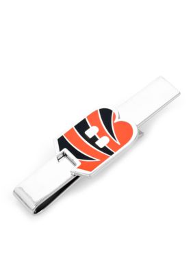 Cincinnati Bengals Cufflinks , Lapel Pin, Tie Bar and Earrings