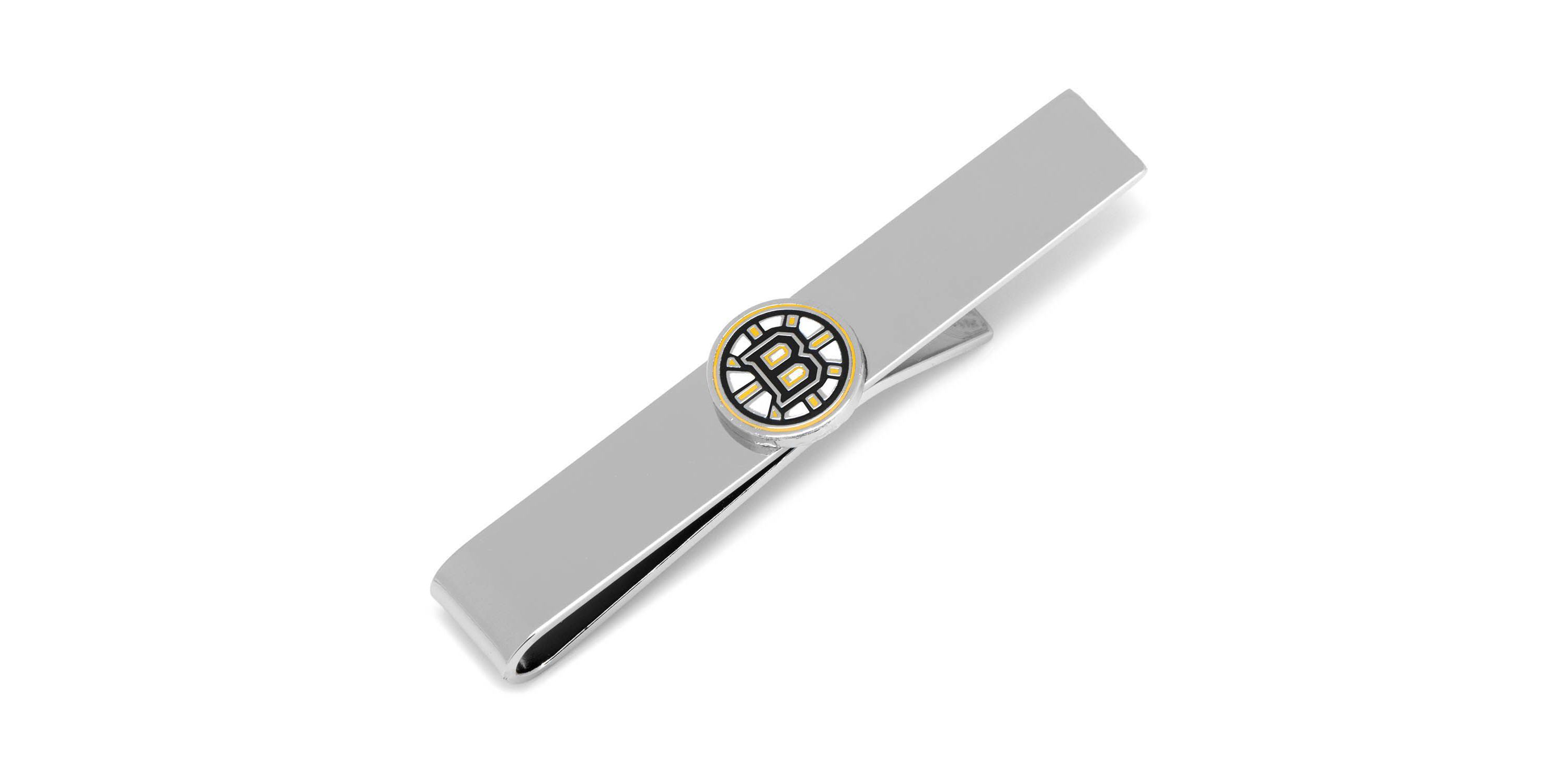 NHL Boston Bruins Cufflinks & Tie Bar Gift Set
