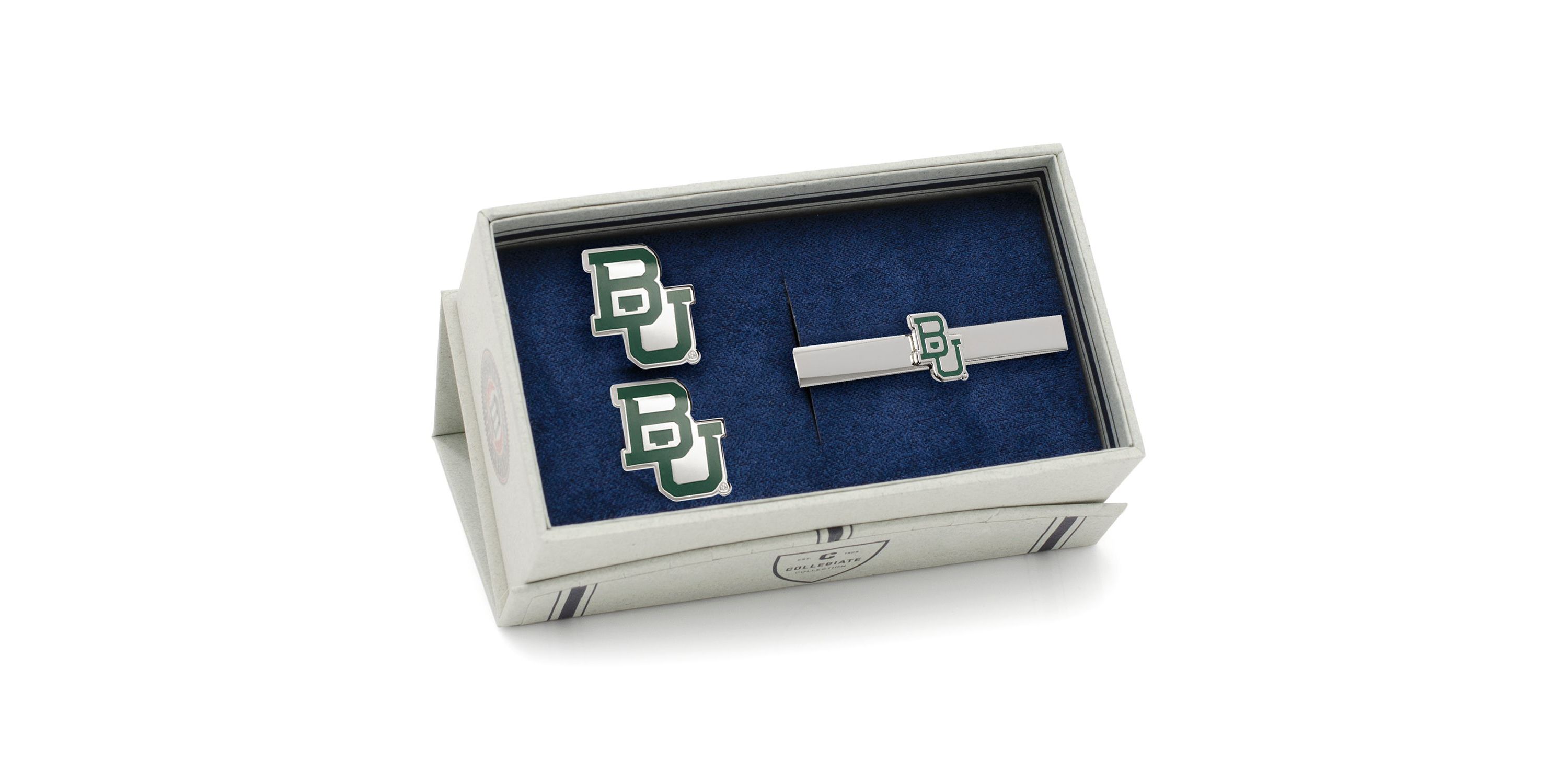 NCAA Baylor Bears Cufflinks & Tie Clip Gift Set