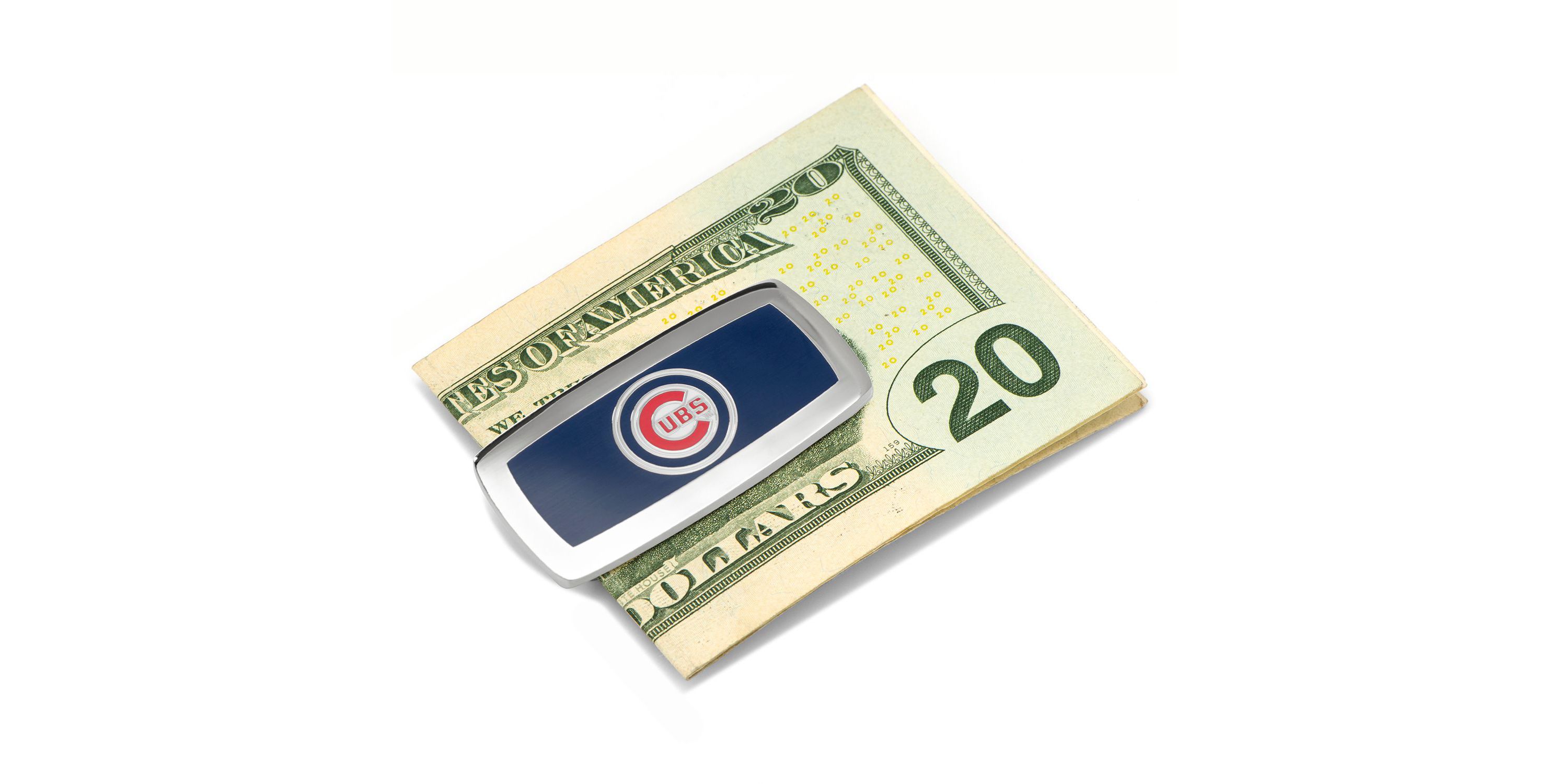 MLB Chicago Cubs Cufflinks and Cushion Money Clip Gift Set