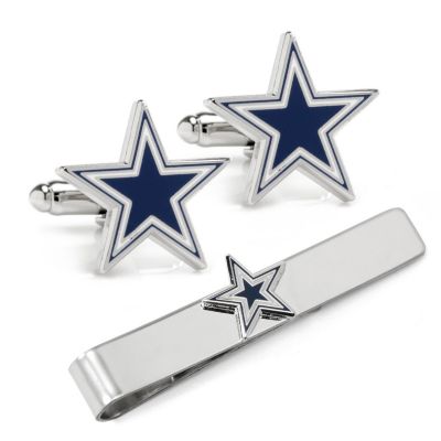 NFL Dallas Cowboys Cufflinks and Tie Bar Gift Set
