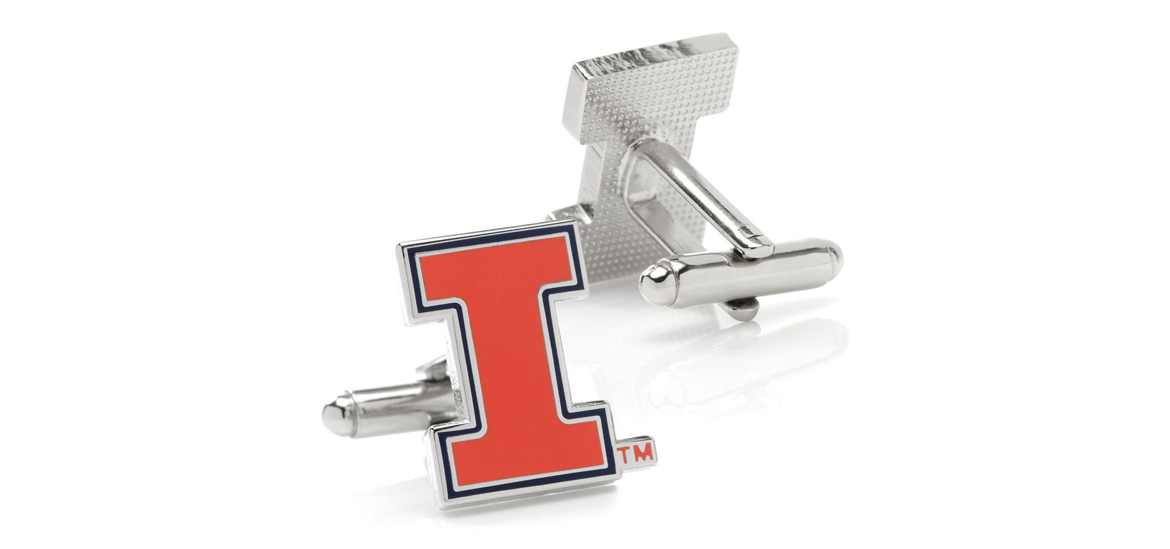 NCAA University of Illinois Cufflinks and Tie Bar Gift Set