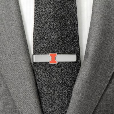 NCAA University of Illinois Fighting Illini Tie Bar