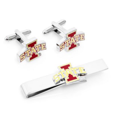 NCAA Iowa State Cyclones Cufflinks and Tie Bar Gift Set