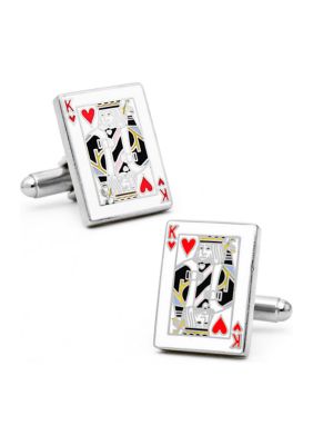 Cufflinks Inc Men's Classic King Cufflinks, Red