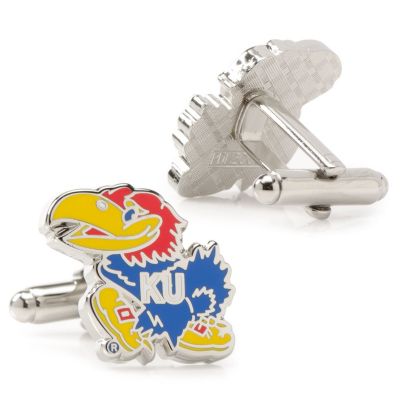 NCAA University of Kansas Jayhawks Cufflinks and Tie Bar Gift Set