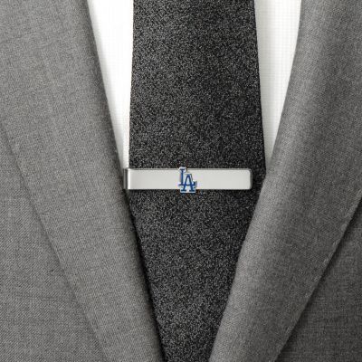 MLB LA Dodgers Cufflinks and Tie Bar Gift Set