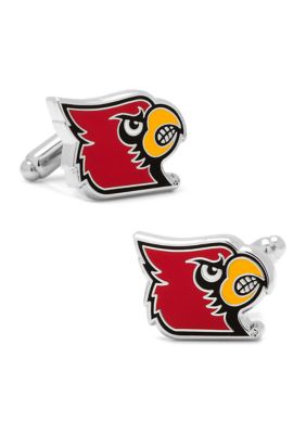 Cufflinks Inc Men's NCAA University of Louisville Cardinals Cufflinks, Red -  0848873000655