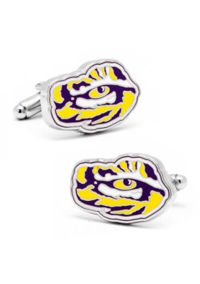 LSU Tiger's Eye Cufflinks