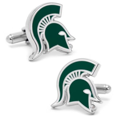 NCAA Michigan State Spartans Cufflinks and Tie Bar Gift Set