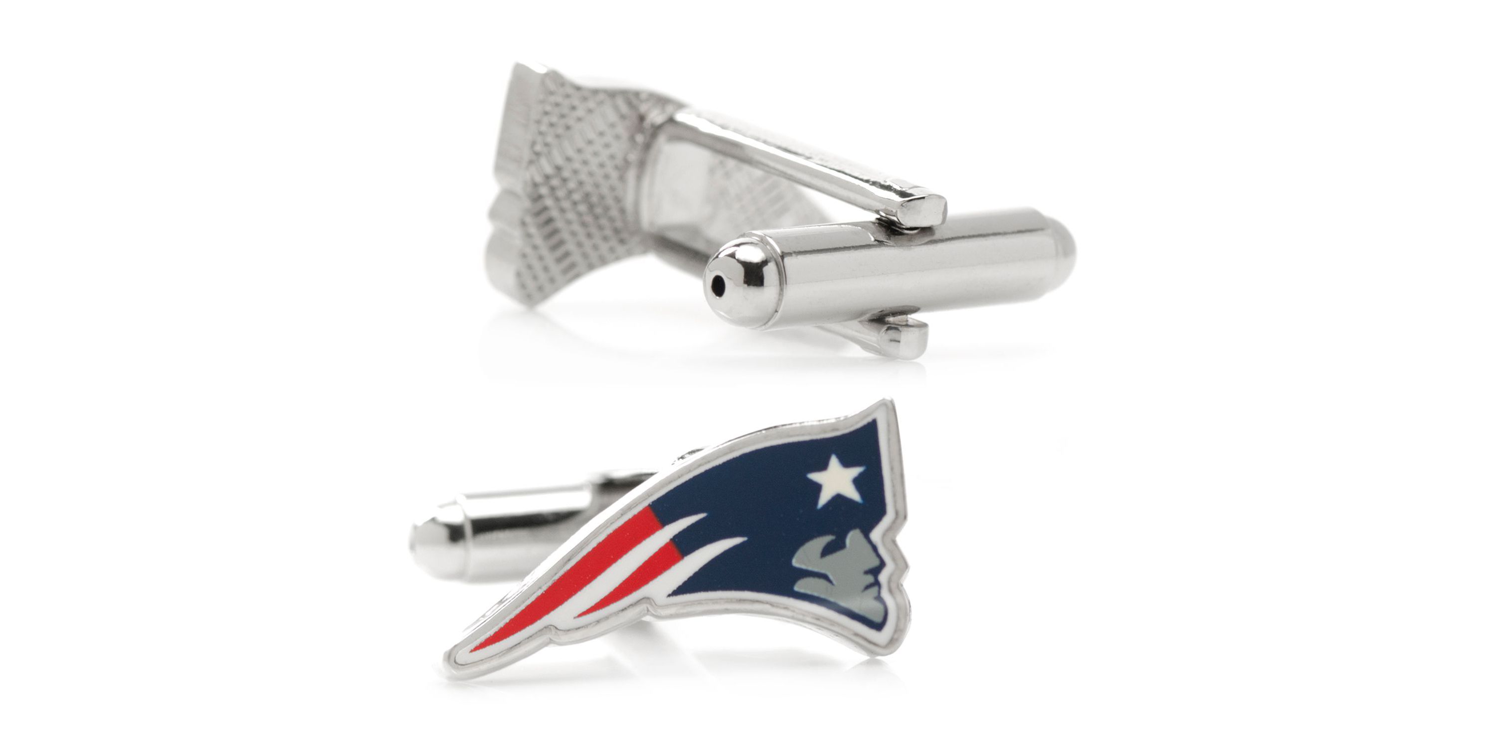 NFL New England Patriots Cufflinks and Cushion Money Clip Set