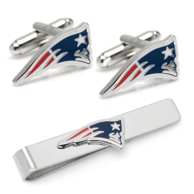 Denver Broncos Cufflinks and Tie Bar Gift Set