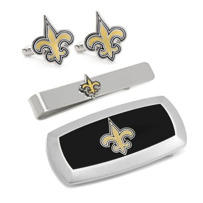 Cufflinks Inc Men's NFL New Orleans Saints 3-Piece Cushion Gift Set
