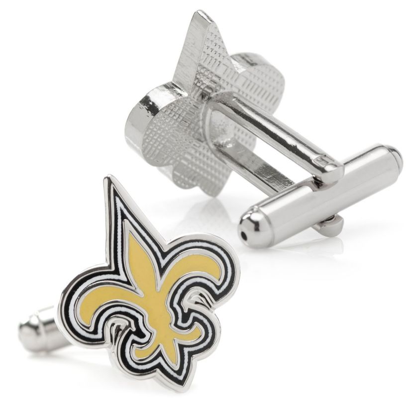 NFL New Orleans Saints Cufflinks and Cushion Money Clip Gift Set