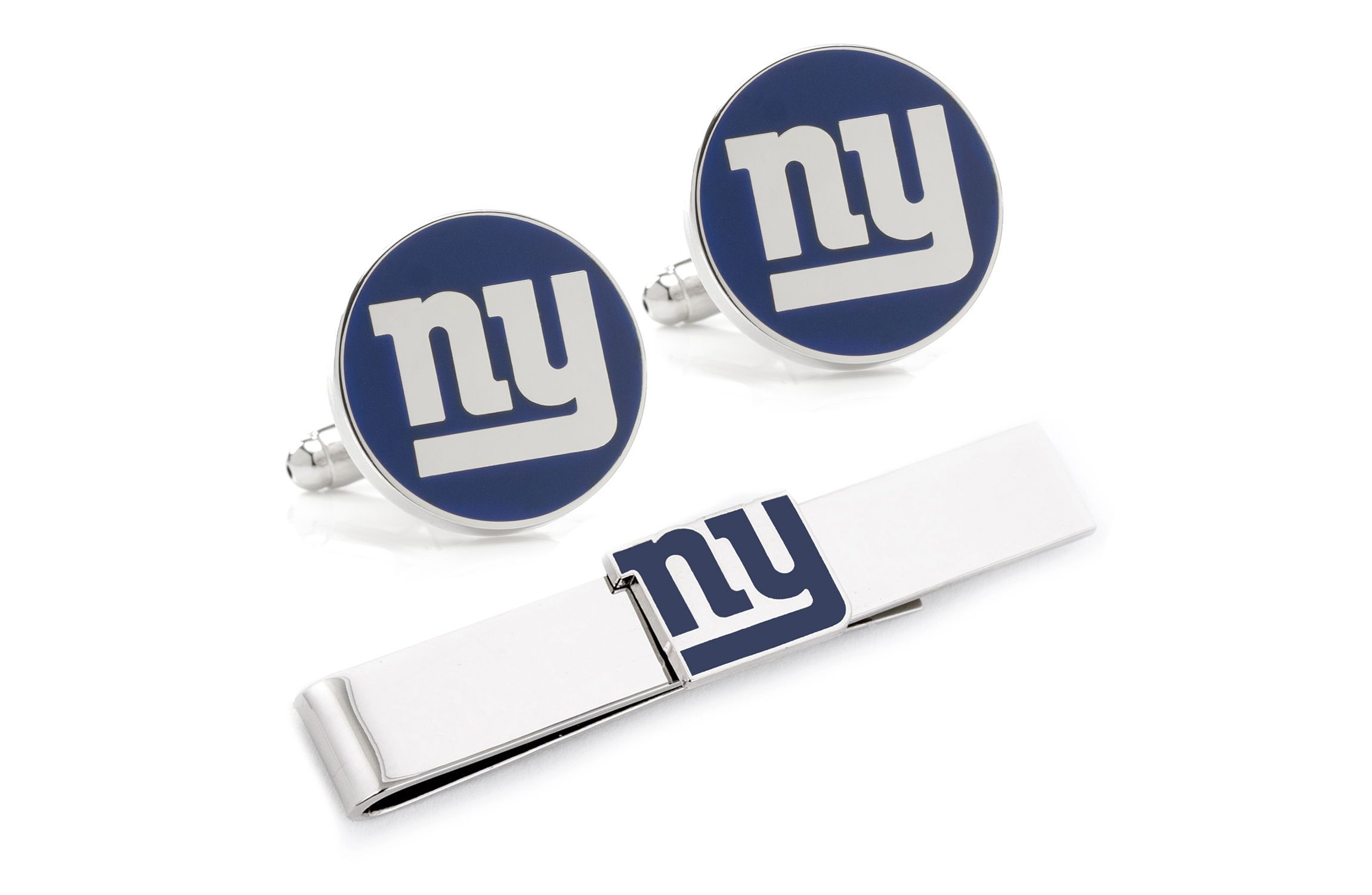 NFL New York Giants Cufflinks and Tie Bar Gift Set