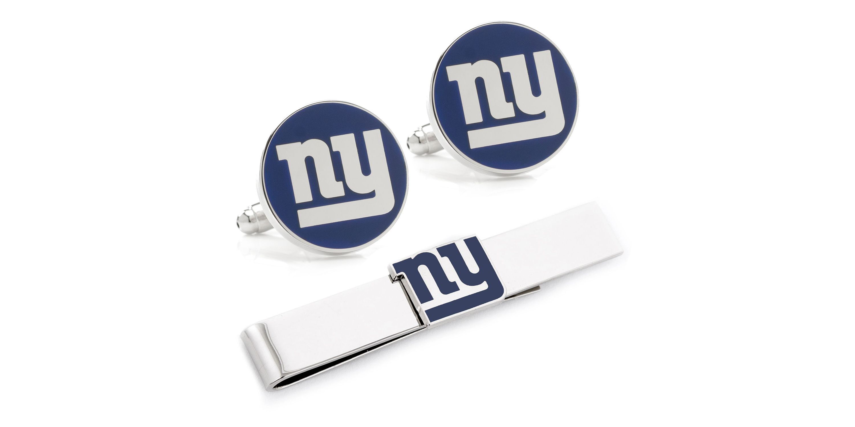 NFL New York Giants Cufflinks and Tie Bar Gift Set