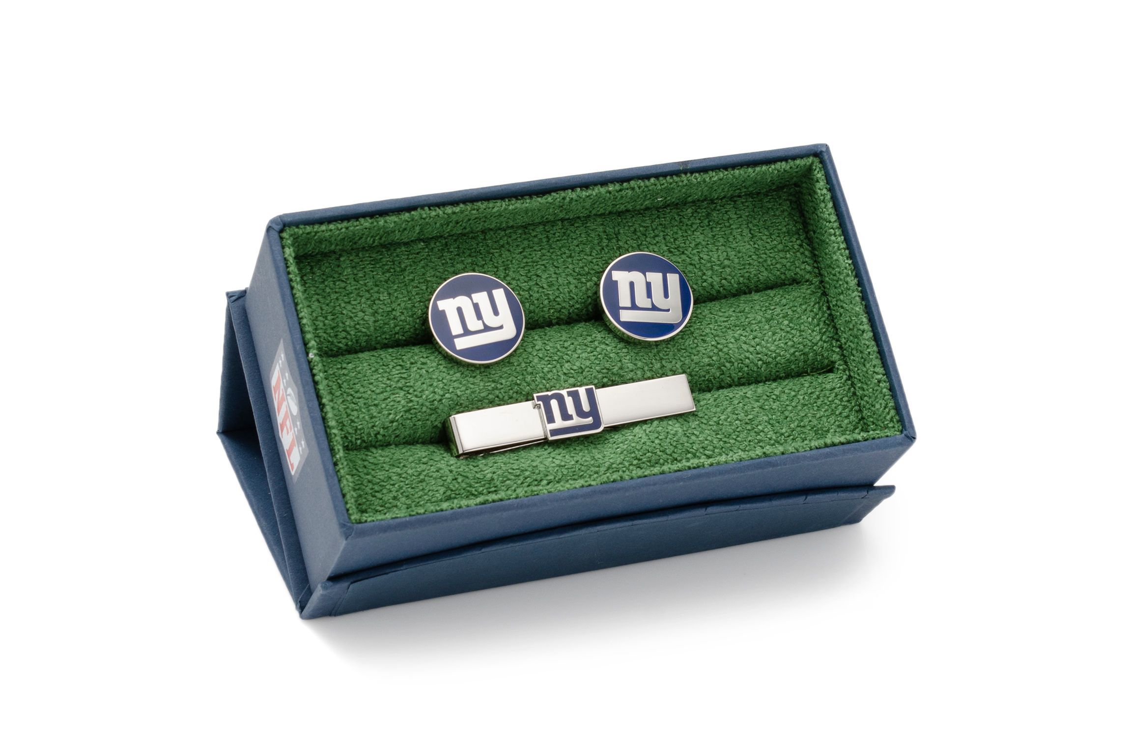 NFL New York Giants Cufflinks and Tie Bar Gift Set