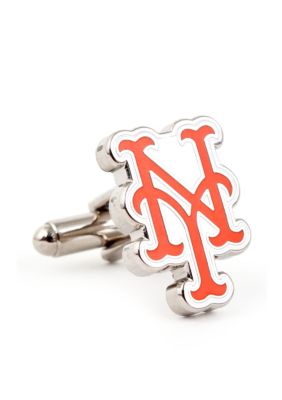 Silver New York Mets Cufflinks