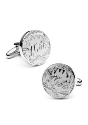 Silver Edition NY Mets Cufflinks