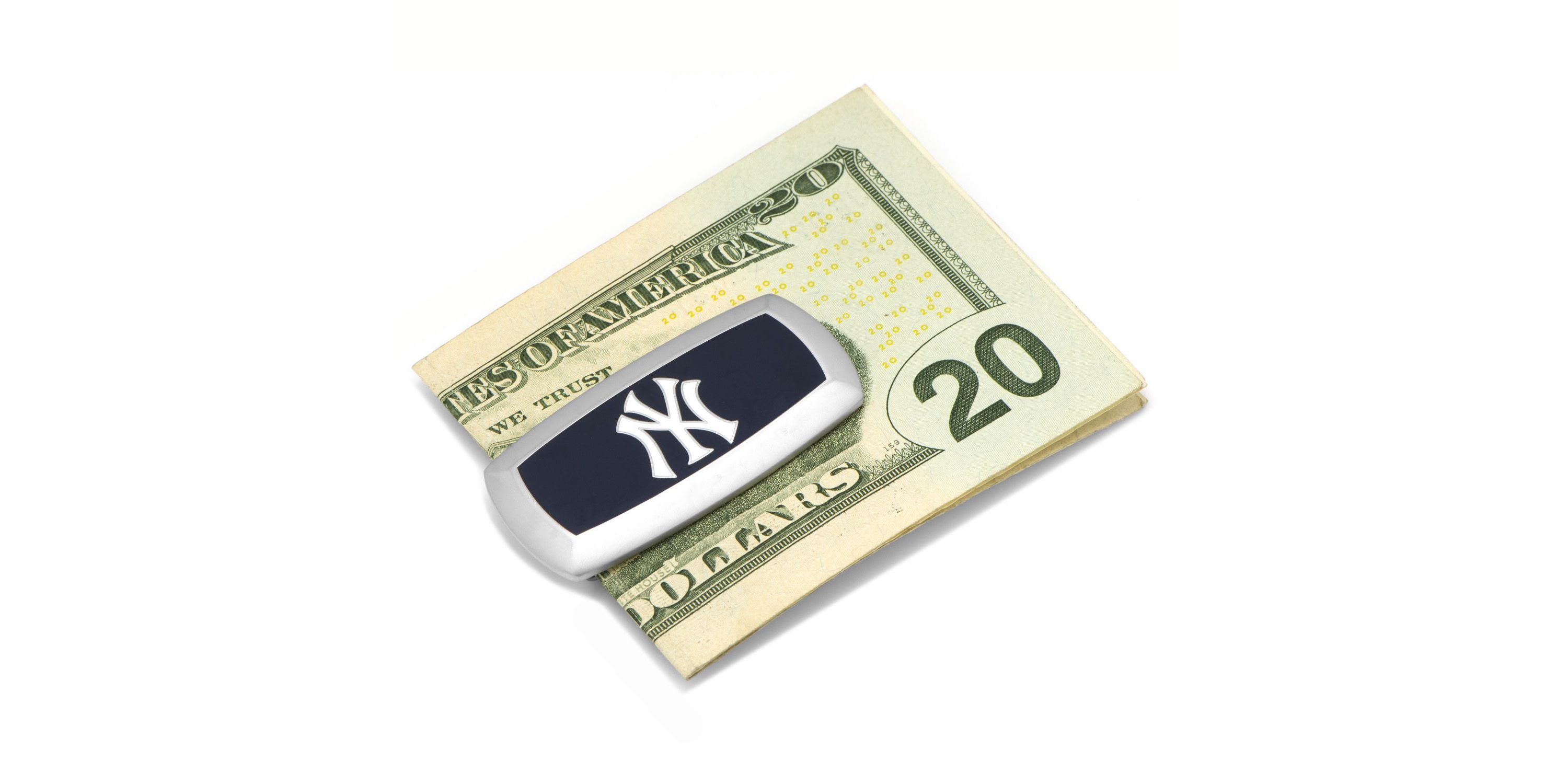 MLB New York Yankees Cufflinks and Cushion Money Clip Gift Set