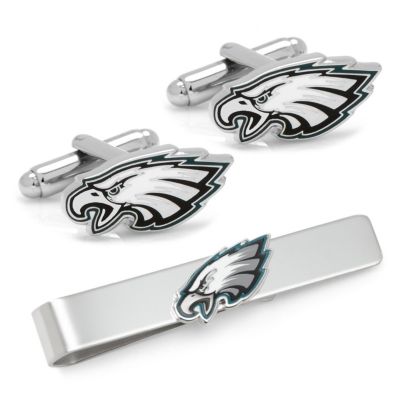 NFL Philadelphia Eagles Cufflinks and Tie Bar Gift Set