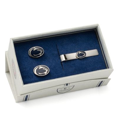 NCAA Penn State University Cufflinks and Tie Bar Gift Set