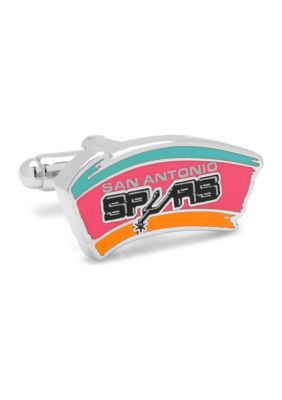 Cufflinks Inc Men's NBA Retro San Antonio Spurs Cufflinks, Black -  0848873052388