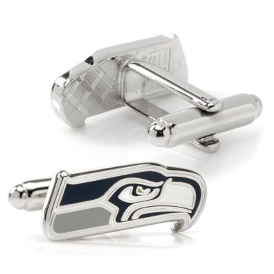 NFL Seattle Seahawks Cufflinks and Tie Bar Gift Set