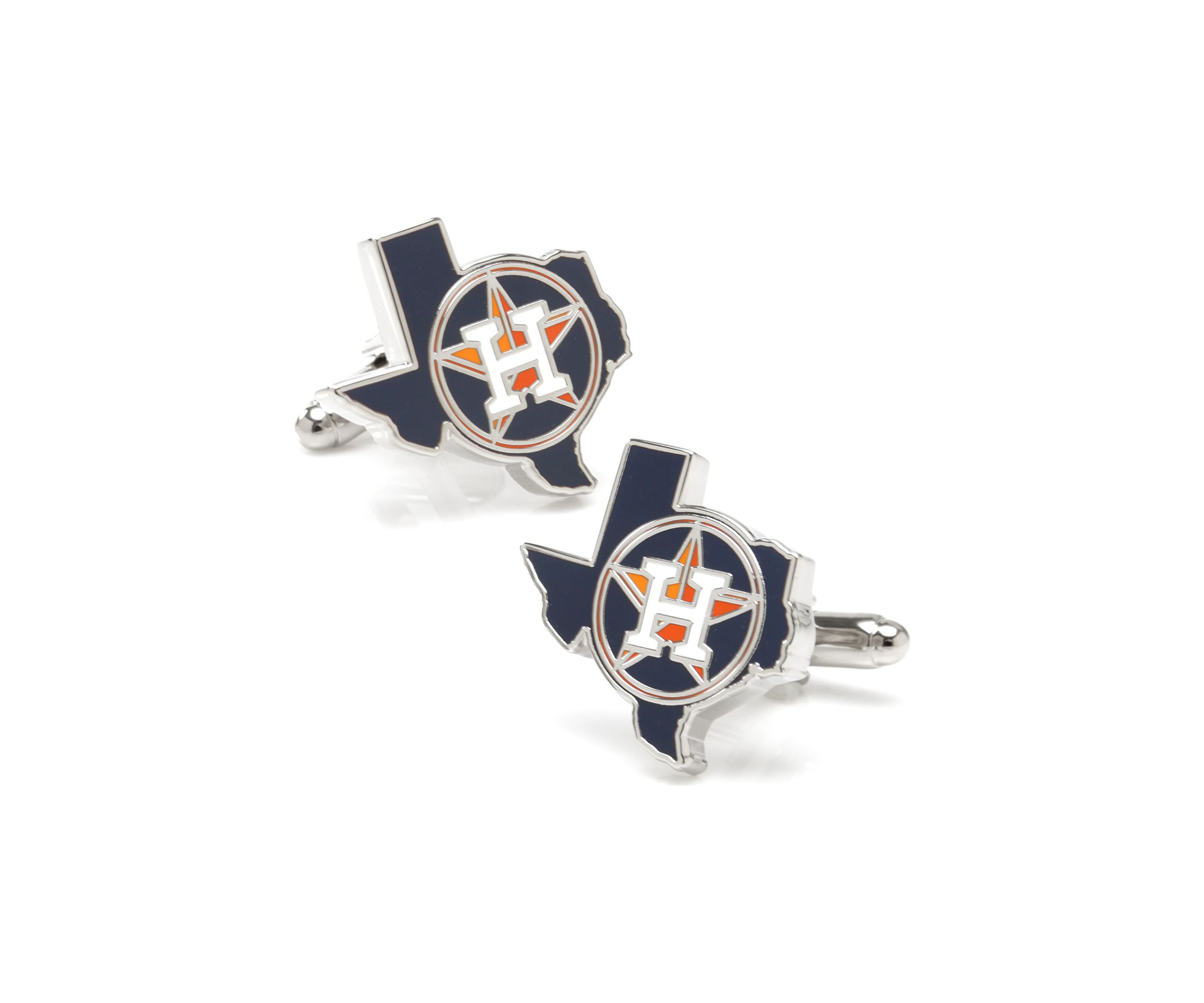 MLB Houston Astros State Shaped Cufflinks