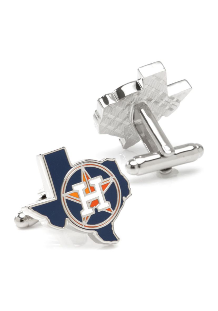 MLB Houston Astros State Shaped Cufflinks