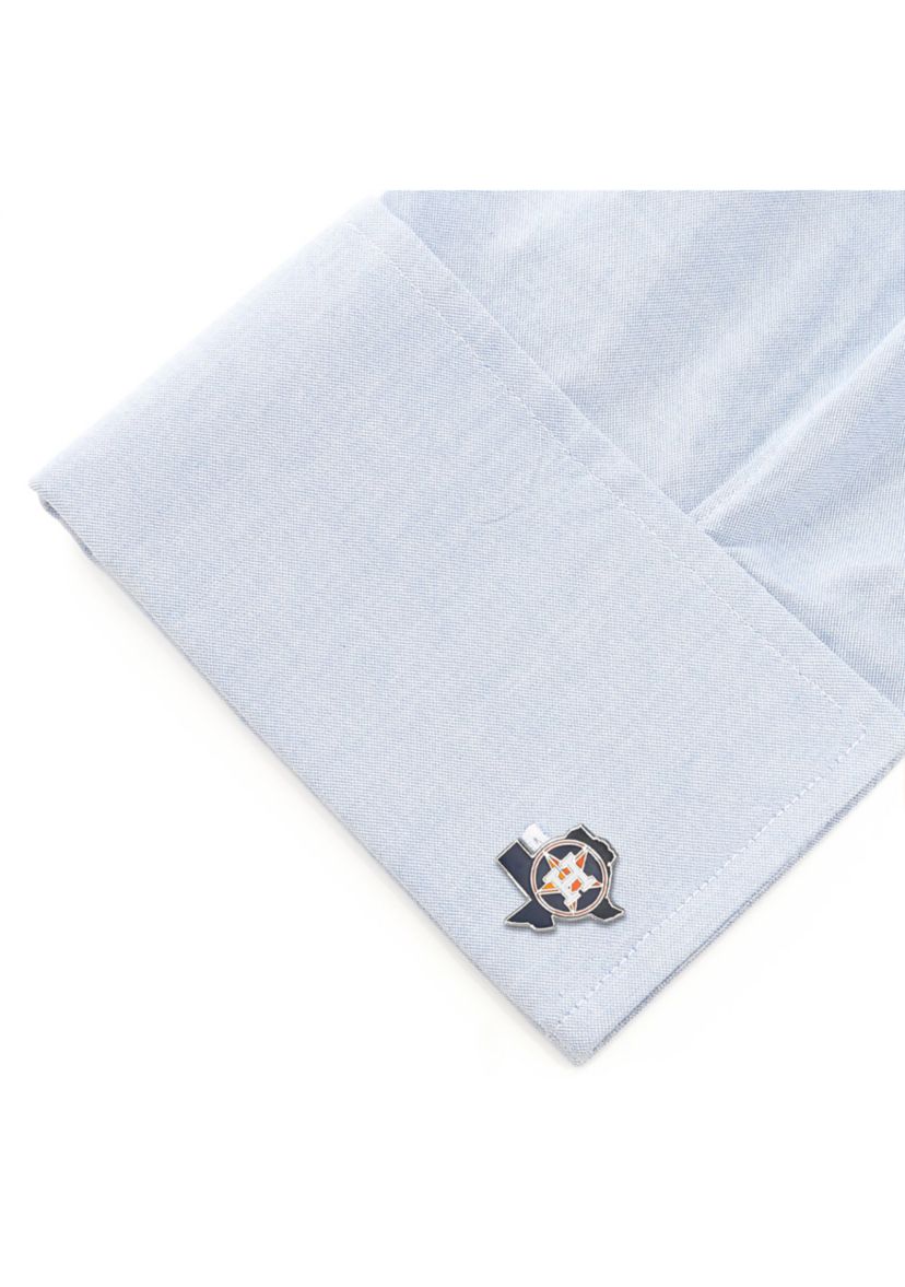 MLB Houston Astros State Shaped Cufflinks