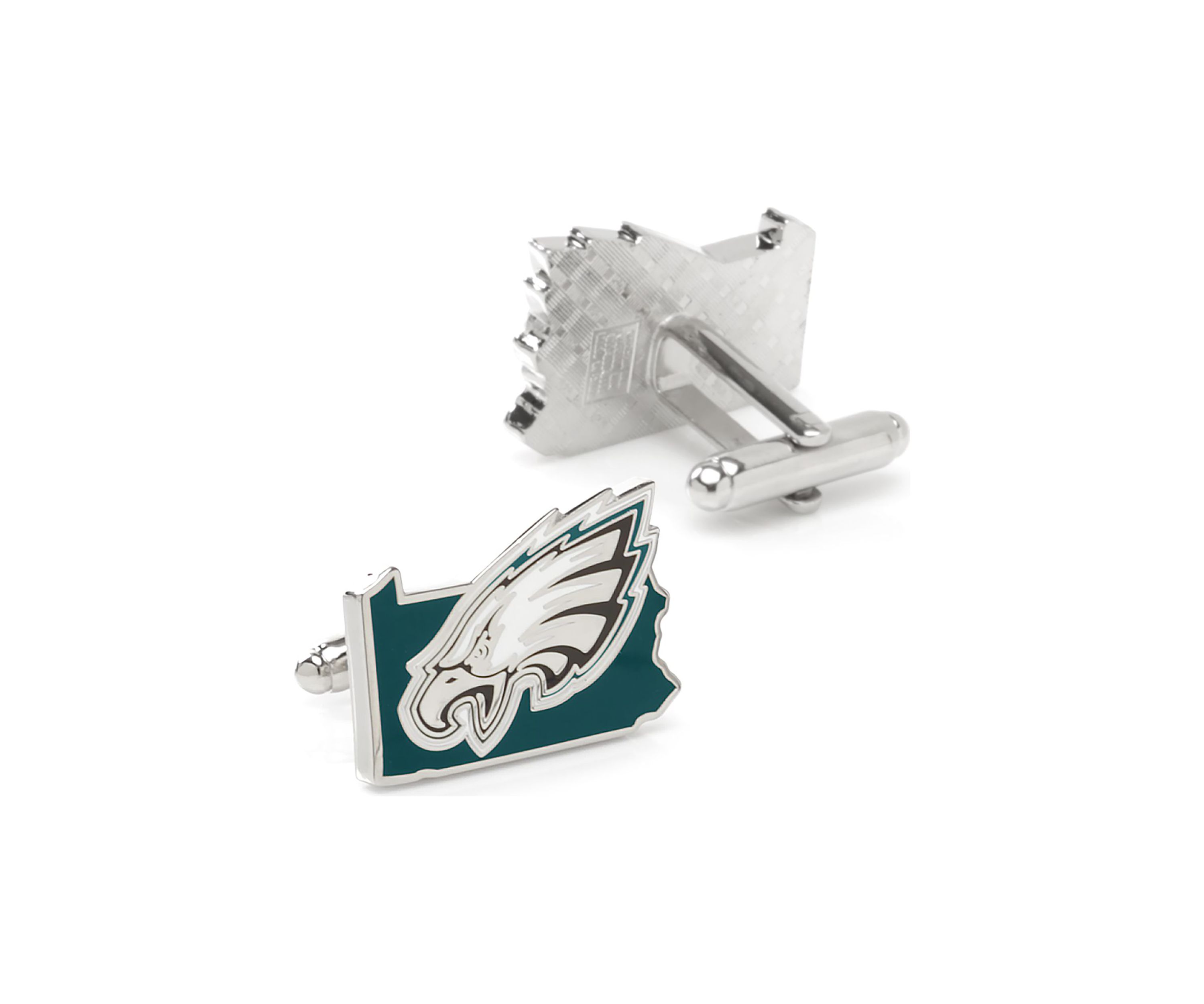 Philadelphia Eagles State Shaped Cufflinks