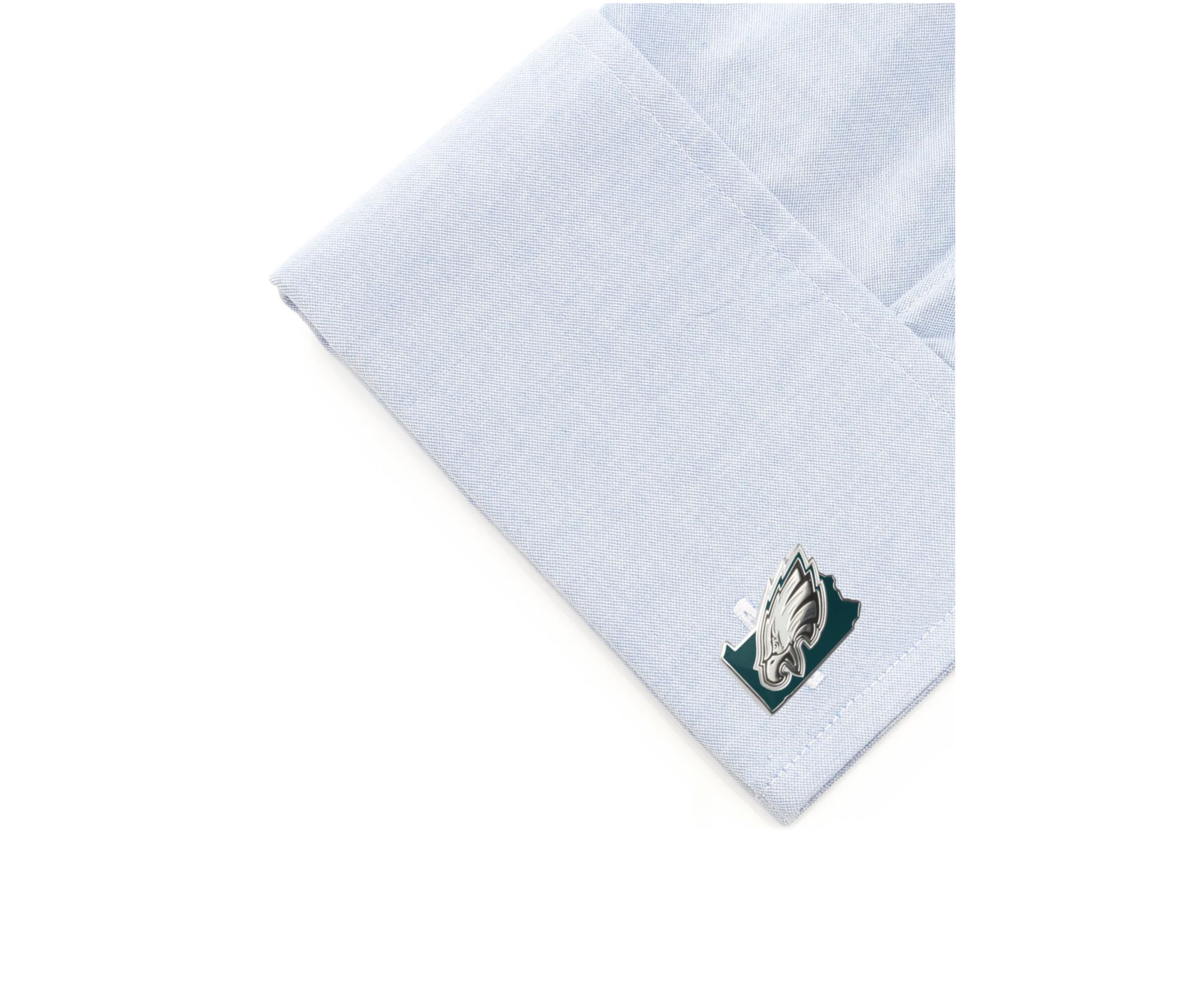 Philadelphia Eagles State Shaped Cufflinks