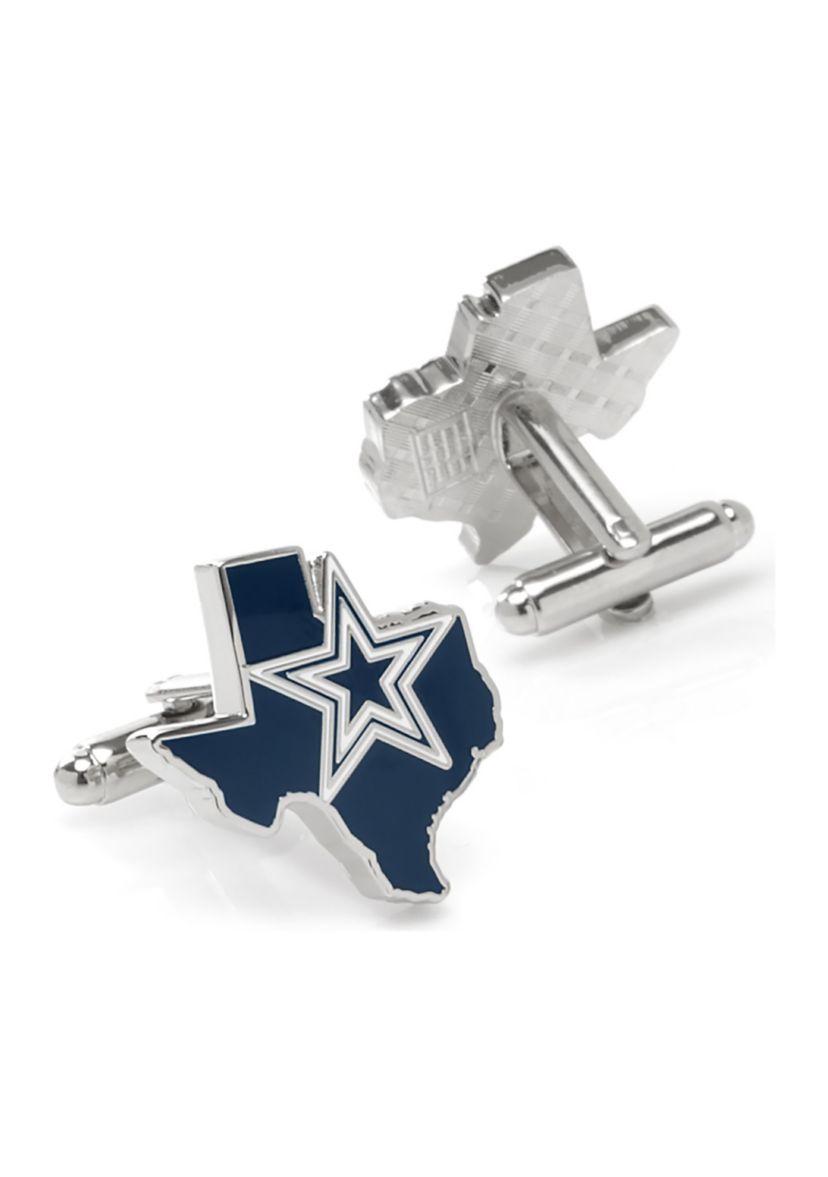 NFL Dallas Cowboys State Shaped Cufflinks