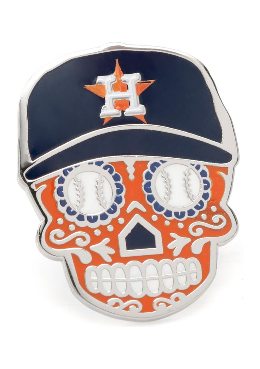 MLB Houston Astros Sugar Skull Lapel Pin