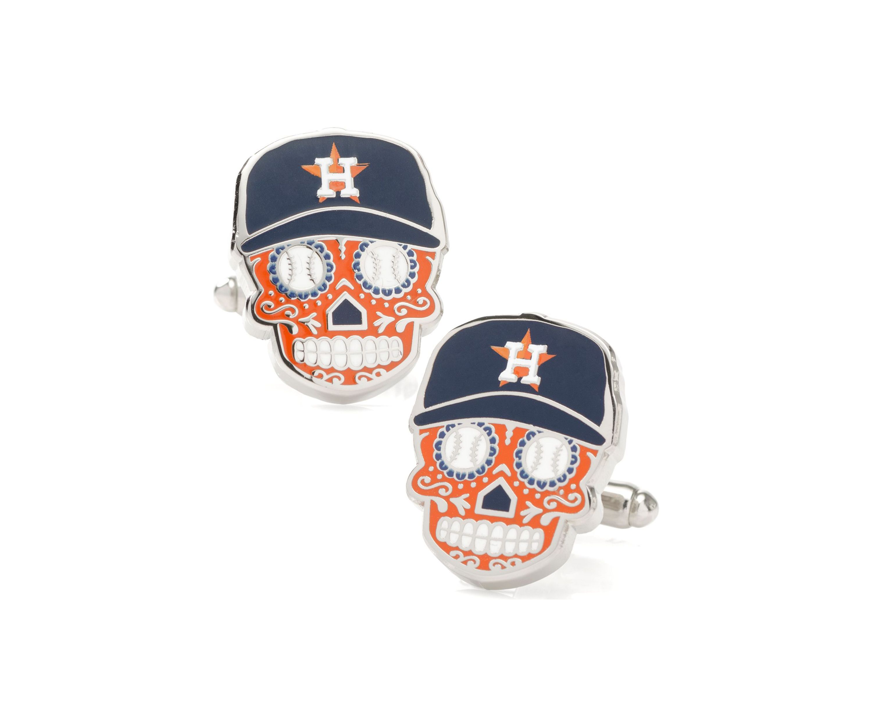MLB Houston Astros Sugar Skull Cufflinks
