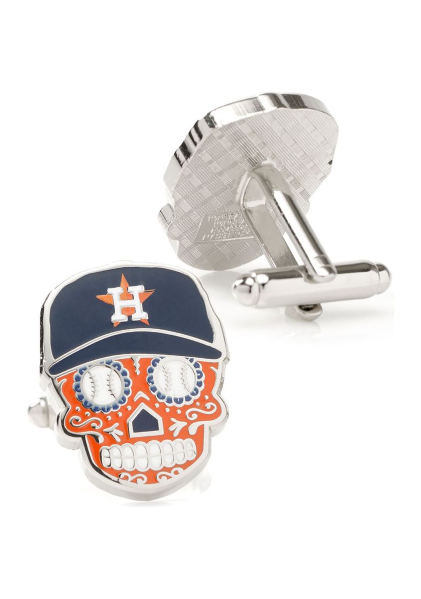 MLB Houston Astros Sugar Skull Cufflinks